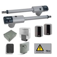 Nice TOO4500KCE 230V Swing Gate Automation Kit for Leaves up to 4.5 m and 250 kg with Photocells and Flashing Light