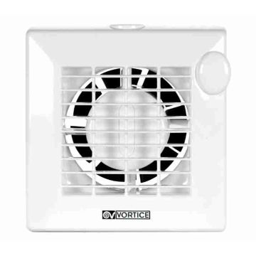 VORTICE Wall/Glass Axial Extractor Fan Ø100mm 90 m³/h M 100/4&quot; LL 11202