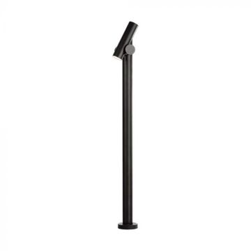 V-TAC VT-1187 Adjustable double beam LED garden floor lamp 2x2.6W 100cm black color 3000K IP44 - sku 10475