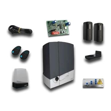 CAME BXV PLUS 400 kg 24 V BUS Sliding Gate Automation Kit – 8K01MS-056