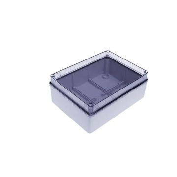 FAEG watertight box junction box with smooth walls with transparent cover IP56 240x190x90 - 13527