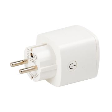 HIKVISION DS-PSP1-WE AX-PRO Smart Plug for Load Management, Radio Smart Plug Socket for Device Control
