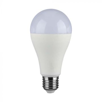 V-TAC VT-2015 LED bulb 15W E27 light 4000k 100lm/W thermoplastic shape A65 sku 214454