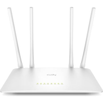 CUDY WR1200 2.0 Dual-Band 5-PORT AC1200 WiFi Router - MU-MIMO &amp; App Control
