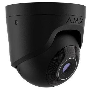 AJAX TurretCam 8MP PoE IP Camera 2.8mm AI IR 50m Black 64928.197.BL1