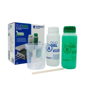 DUOGELRTV200 Two-Component Silicone Insulating Gel for Electrical Joints 500 g + 500 g Re-enterable Contact