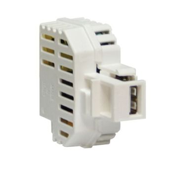 FANTON 82890 Built-in power supply charger with KEYSTONE connection, 1 USB-A socket 5V 2.1A