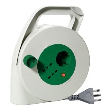 Cable reel 10M 3G1,5 S17 Italian standard with 2P17/11+1P30+tc thermal cut-out  Fanton 01283