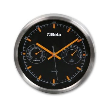 Clock complete with thermometer and hygrometer Ø260mm Beta 9594