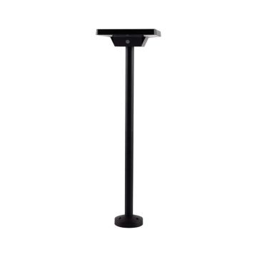 V-TAC VT-4102 Floor lamp / led spike Square solar garden lamp with twilight sensor 2W black body CCT light 3in1 IP65 - 10304