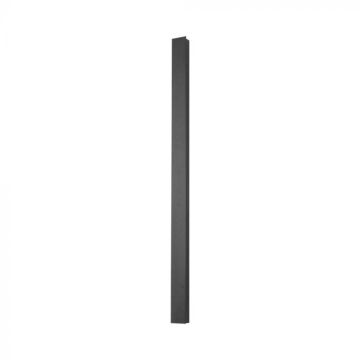 V-TAC VT-1173 Lampada LED lineare da parete applique rettangolare design moderno 10W 51cm corpo antracite luce 3000K IP65 - 10429