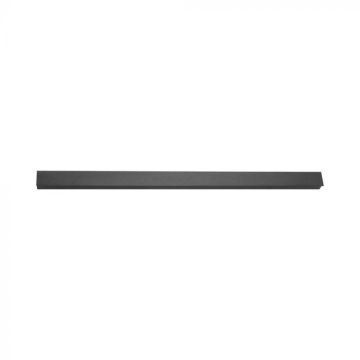 V-TAC VT-1178 LED linear wall lamp rectangular wall light modern design 23W 141cm black body light 4000K IP65 - 10437