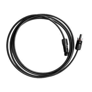 V-TAC 11416 Solar cable extension cord 2.5mt with MC4 male and female connectors for photovoltaic solar panels Black color