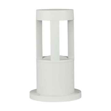 V-TAC VT-830 10W cob led garden floor lamp 25cm white body IP65 natural white 4000K - SKU 128317