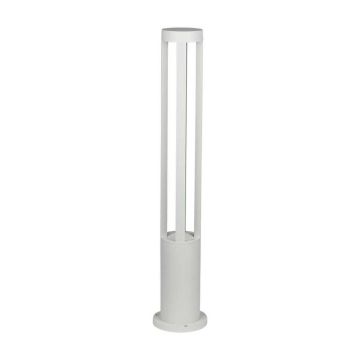 V-TAC VT-820-W 10W COB led garden floor lamp 80cm stake white body IP65 cold white light 6400K - SKU 128325