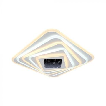 V-TAC VT-7958 Decorative 150w LED chandelier dimmable 3D effect with remote control 50*50*7cm CCT 3in1 3000K+6500K - 15356