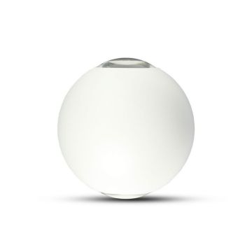 V-TAC VT-836 4W spherical LED wall lamp - double beam SMD white LED light 4000K spherical IP65 - SKU 218302