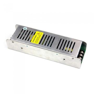 V-TAC VT-20155D Slim metal power supply 150W 24V 6.25A IP20 dimmable triac 199x61x31mm - SKU 3258