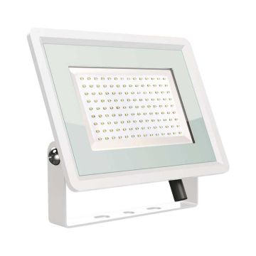 V-TAC VT-49204 LED floodlight 200W SMD 88LM/W 110° natural white 4000K slim white aluminum IP65 - SKU 6735