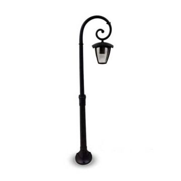 Garden Pole Stand Lamp Graphite Grey 1xE27 Bulb 1365mm Rainproof IP44  VT-737 – SKU 7060