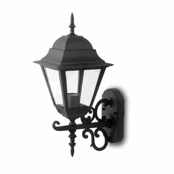 V-TAC VT-761 Garden Wall Large Lamp IP44 Facing Up E27 Holder black - sku 7521