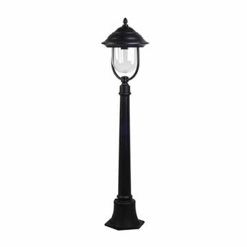 V-TAC VT-851 Garden pole stand Lamp Graphite black 1xE27 Bulb 1100mm Rainproof IP44- SKU 7530