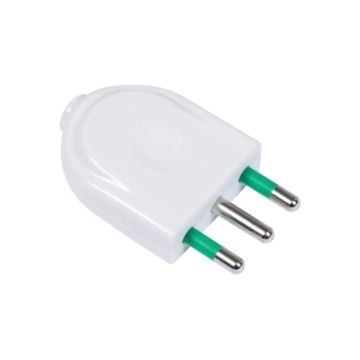 Plug S17 demountable italian std. 2P+E 16A mod. Easy white body Fanton 80025