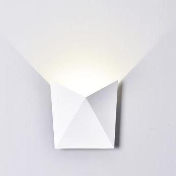 V-TAC VT-825 5W LED COB wall light day white 4000K aluminium white body IP65 - SKU 8281