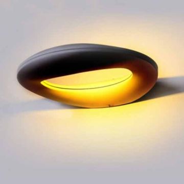 V-TAC VT-811 10W LED wall lamp black aluminum wall light warm white 3000K IP20 - SKU 8309