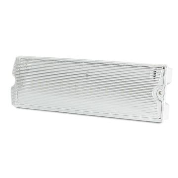 V-TAC VT-543 3W LED Bulk Head Emergency Exit Light cold white 6400K SA SE mode IP65 - sku 837