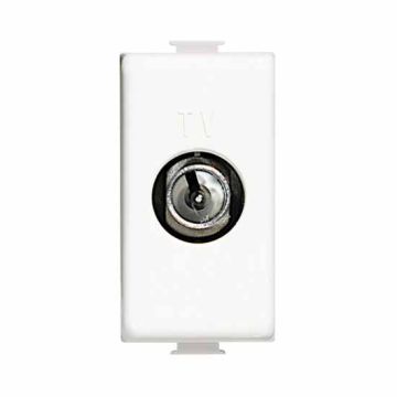 Pass-through coax jack Bticino Matix AM5173P