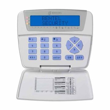 Bentel absoluta BKB-LCD classika control keypad Two-line with 3 status LEDs Bentel absoluta BKB-LCD classika control keypad Two-line with 3 status LEDs