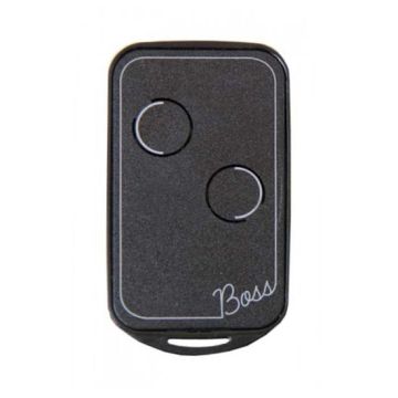 2 Channel transmitter with plug in for quartz Self-learning gate automation Nologo BOSS-QC2-BLACK - Black