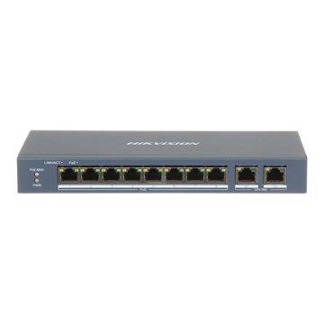 Hikvision DS-3E0310P-E/M Unmanaged Switch Ports PoE 10/100Mbps + 2 Ports 10/100/1000Mbps 60W