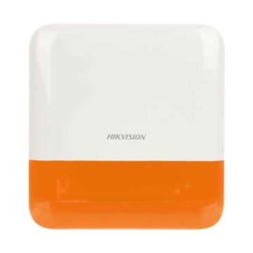 Hikvision AXPRO DS-PS1-E-WE Wireless External Sounder siren alarm 868MHz orange LED indicator 110dB outdoor IP65