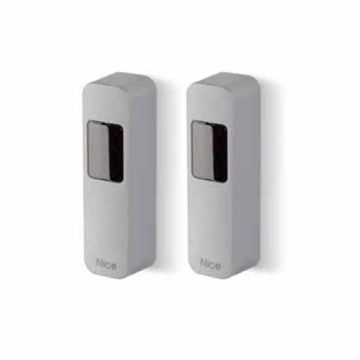 Pair of outdoor photocells SLIM fixed 8° Metal Body Nice EPSA