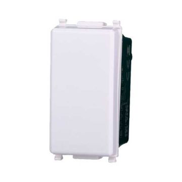 Button 1P 10A compatible Vimar Plana white color Ettroit EV1001