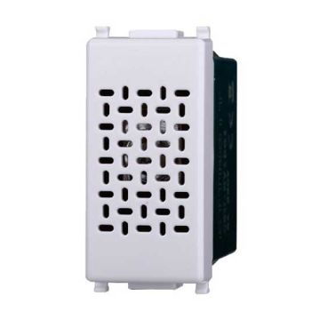 Buzzer compatible Vimar Plana 6A 230V white color Ettroit EV1501