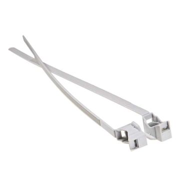100pcs Elematic clamp clips for pipe Ø40-63mm grey RAL 7035 FAEG - FG16065