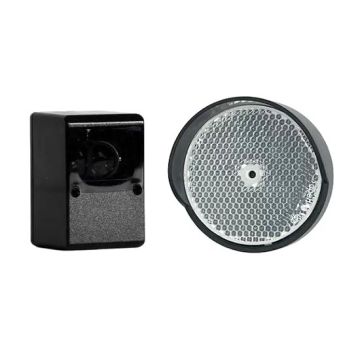 Synchronised infrared REFLEX photocell wall-mount 180° adjustable polarized filter IP55