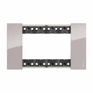 4 modules Bticino Living Now plate aura color KA4804DM