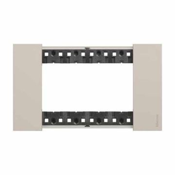 4 modules Bticino Living Now plate sand color KA4804KM