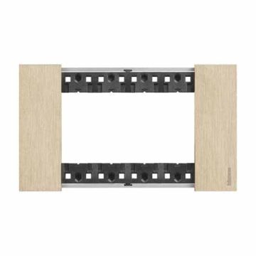4 modules Bticino Living Now plate gold color KA4804ZW
