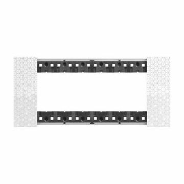 6 modules Bticino Living Now plate pixel effect color KA4806MW