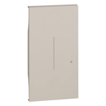 Lightable covers, for wireless light control 2 modules - sand BTicino Living Now KM42M2