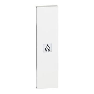 Lightable covers BTicino Living Now with heating symbol 1 module - white KW01PN