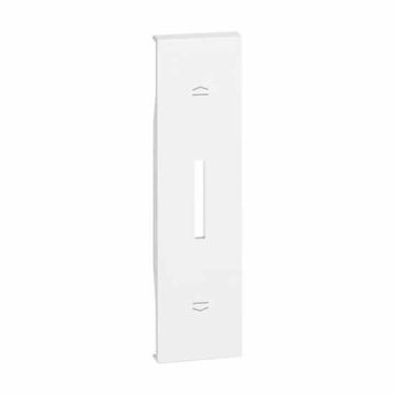 Cover Bticino Living Now for shutter controls 1 module white KW06