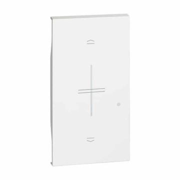 Cover Bticino Living Now for connected shutter control 2 modules white KW32M2