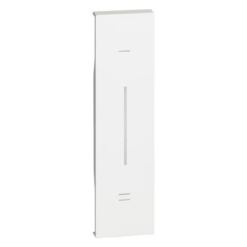 Lightable cover BTicino Living Now for connected dimmer/switch 1 module - white KW33