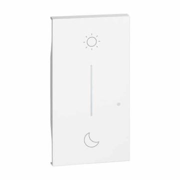Lightable covers Bticino Living Now “Night&Day” symbol for wireless scenario control 2 modules white KW41M2